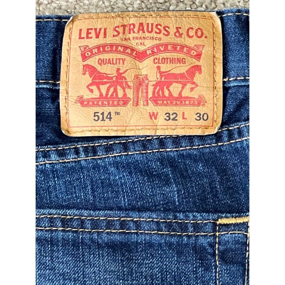 Levi Straus 514 Blue Jeans - Picture 10 of 13